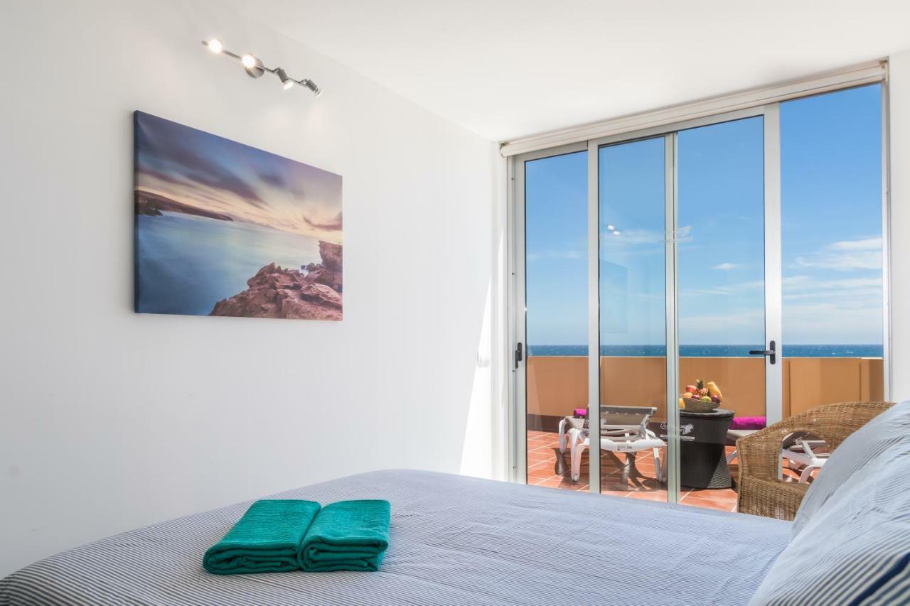 Ocean View Penthouse Apartment Gran Tarajal Ngoại thất bức ảnh