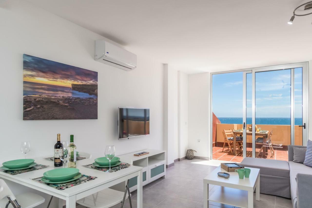 Ocean View Penthouse Apartment Gran Tarajal Ngoại thất bức ảnh