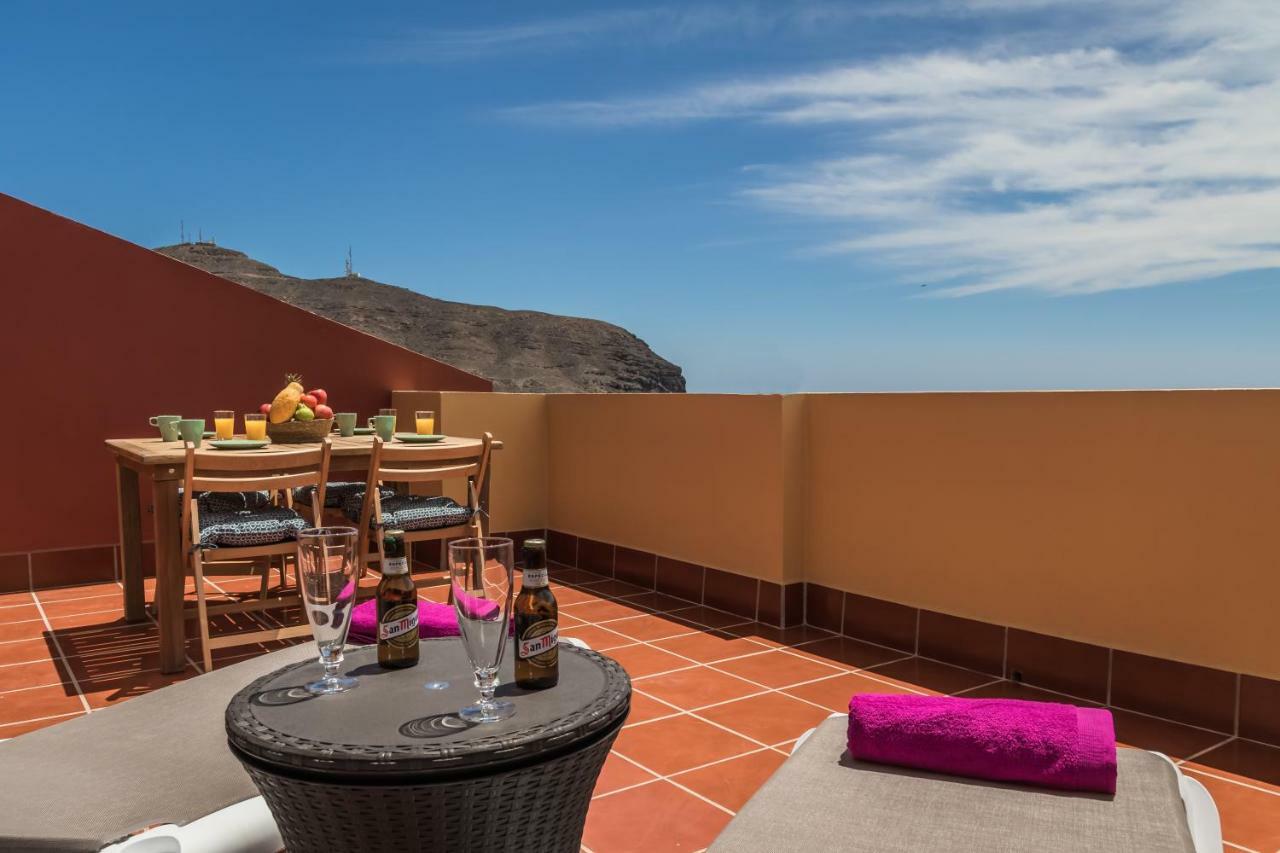 Ocean View Penthouse Apartment Gran Tarajal Ngoại thất bức ảnh